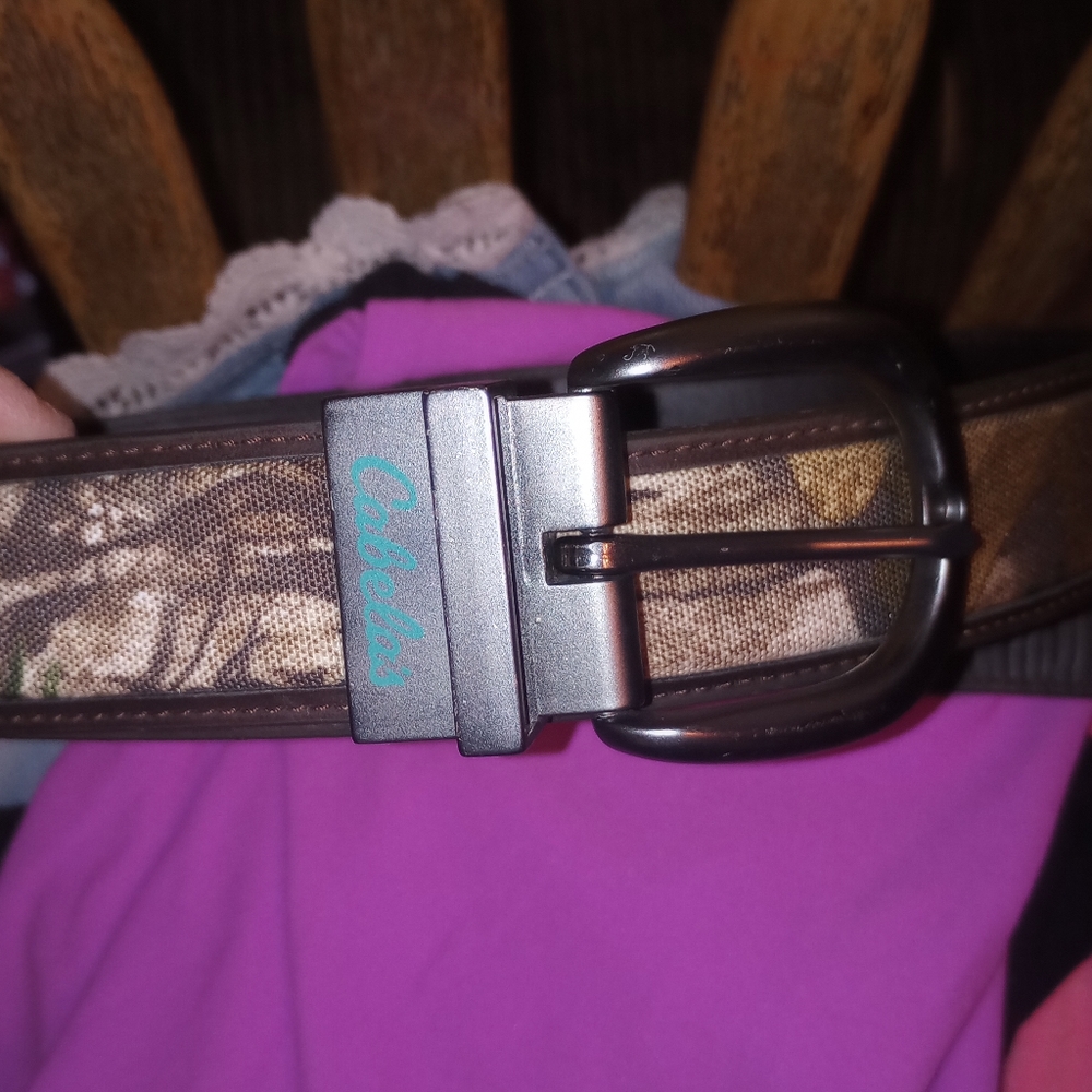 Men's Cabela's reversible hunting belt